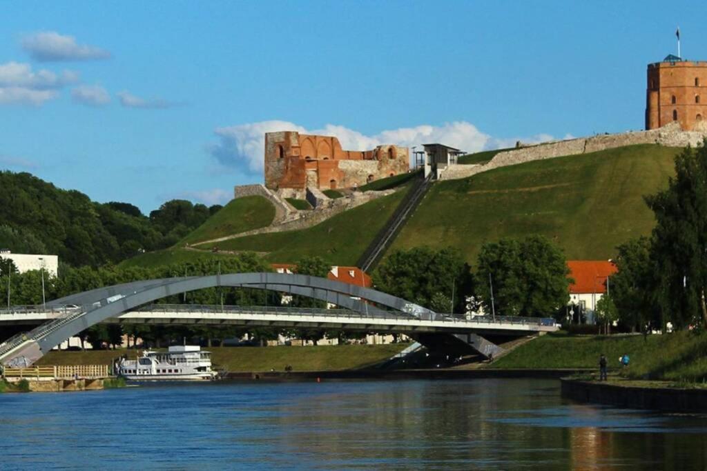 Slucko Central Studio Apartment Near River Vilnius Luaran gambar